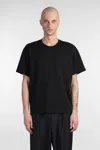 Attachment Black Crewneck T-shirt In Black
