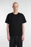 Attachment Black Crewneck T-shirt In Black