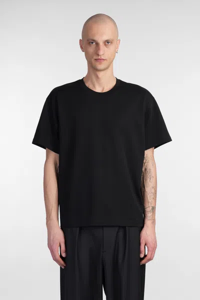 ATTACHMENT T-SHIRT IN BLACK COTTON