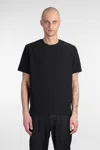 Attachment Black Crewneck T-shirt In Black