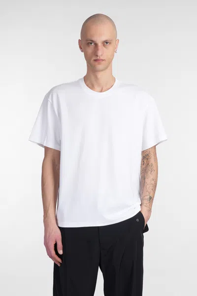 ATTACHMENT T-SHIRT IN WHITE COTTON