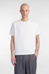 Attachment T-shirt In White Polyester In White