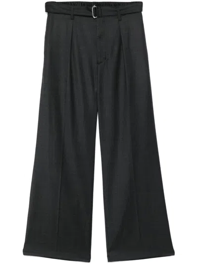 Attachment Straight-leg Trousers In Grau