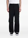 Attachment Pants In Black Wool In Black