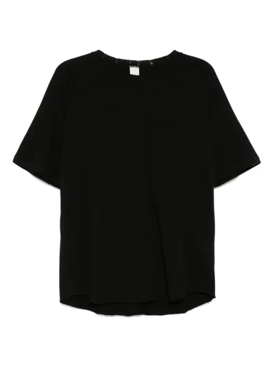 Attachment X Vein Distressed T-shirt In Schwarz