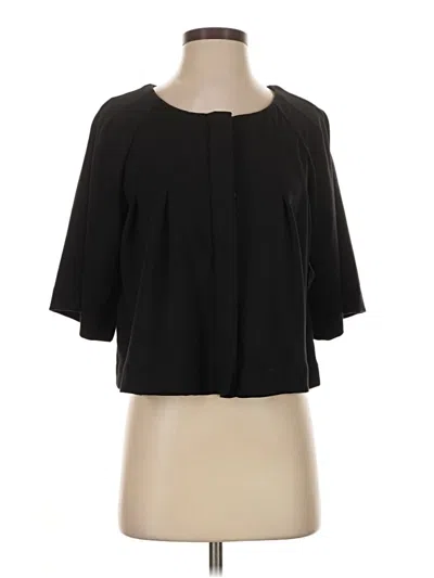 Pre-owned Attention 3/4 Sleeve Blouse In Black