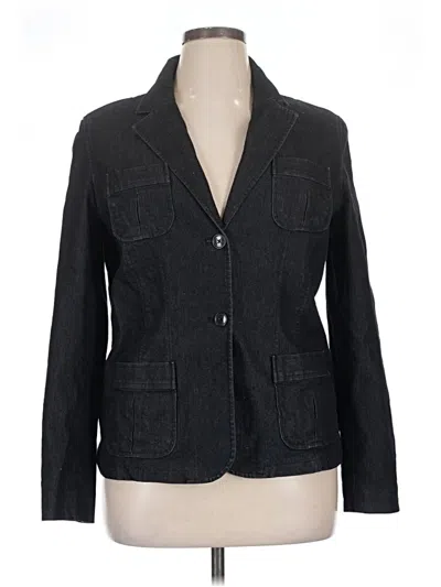 Pre-owned Attention Blazer Jacket In Black