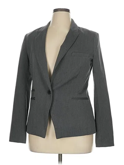 Pre-owned Attention Blazer Jacket In Gray