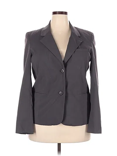 Pre-owned Attention Blazer Jacket In Gray