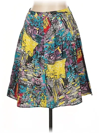 Pre-owned Attention Casual Skirt In Blue