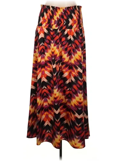 Pre-owned Attention Casual Skirt In Orange
