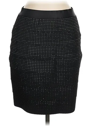 Pre-owned Attention Formal Skirt In Black