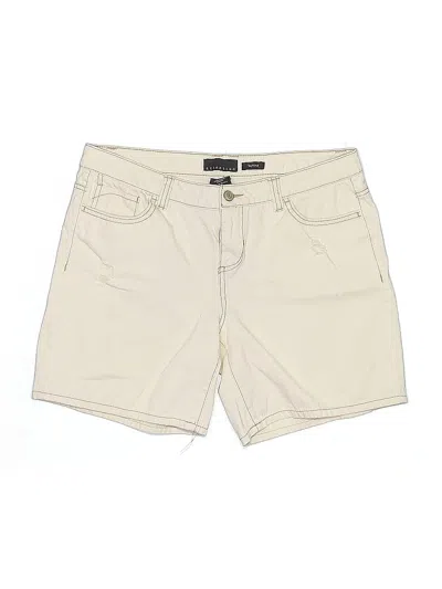 Pre-owned Attention Khaki Shorts In White