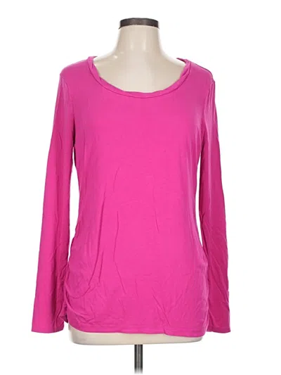Pre-owned Attention Long Sleeve T-shirt In Pink