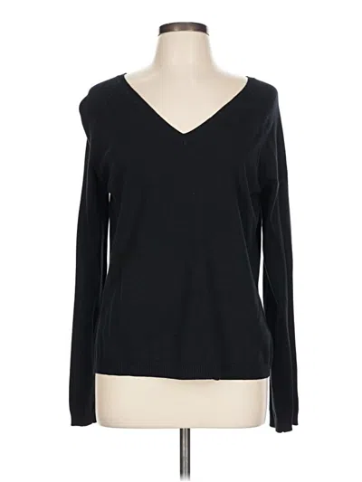 Pre-owned Attention Pullover Sweater In Black