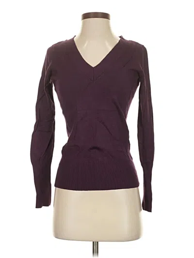 Pre-owned Attention Pullover Sweater In Purple
