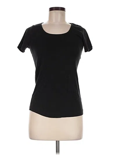 Pre-owned Attention Short Sleeve T-shirt In Black