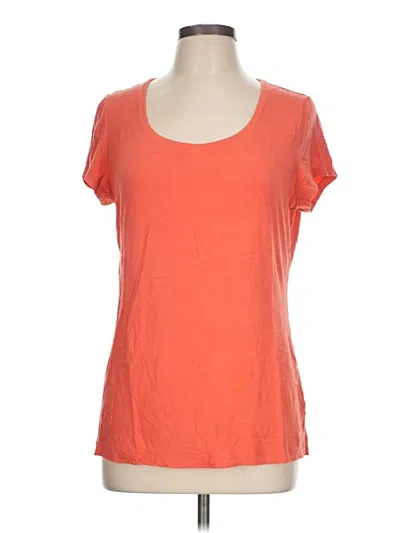 Pre-owned Attention Short Sleeve T-shirt In Orange