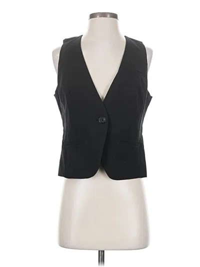 Pre-owned Attention Tuxedo Vest In Black