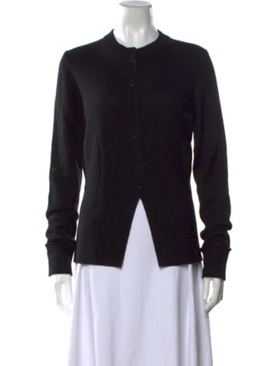 Pre-owned Attersee Cashmere Crew Neck Sweater In Black