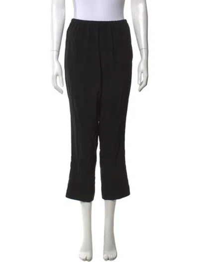 Pre-owned Attersee Cashmere Straight Leg Pants In Black