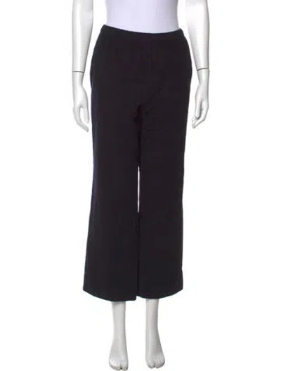 Pre-owned Attersee Cashmere Straight Leg Pants In Blue