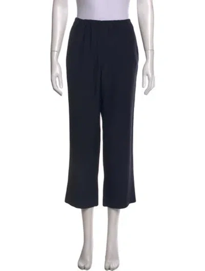Pre-owned Attersee Cashmere Wide Leg Pants In Blue