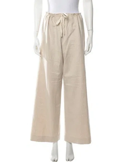 Pre-owned Attersee Cashmere Wide Leg Pants In Grey