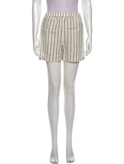 Pre-owned Attersee Linen Knee-length Shorts In Neutral