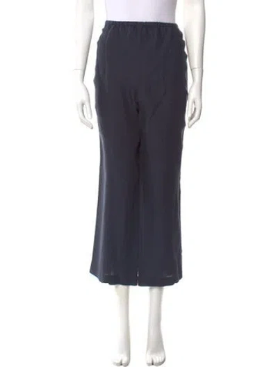 Pre-owned Attersee Linen Wide Leg Pants W/ Tags In Blue