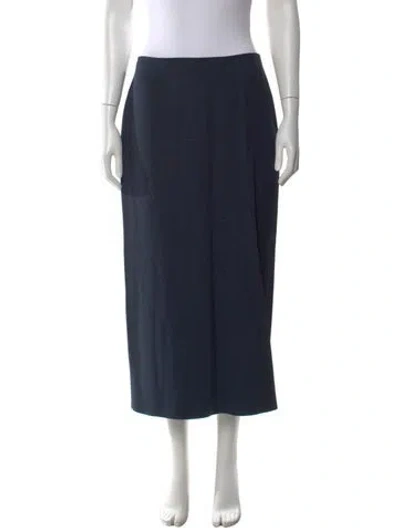 Pre-owned Attersee Long Skirt In Blue
