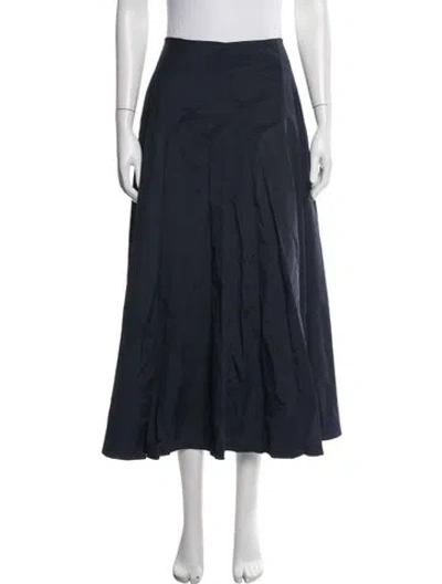 Pre-owned Attersee Long Skirt In Blue