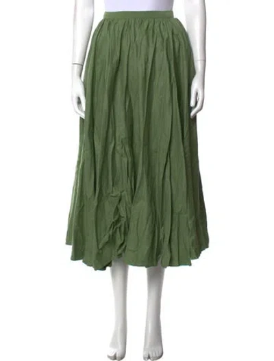 Pre-owned Attersee Long Skirt In Green