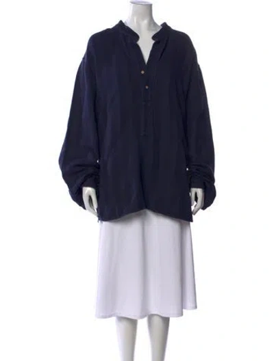 Pre-owned Attersee Long Sleeve Top In Blue