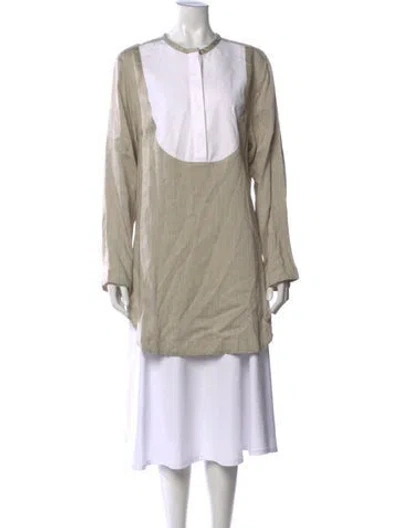 Pre-owned Attersee Long Sleeve Top In Neutrals