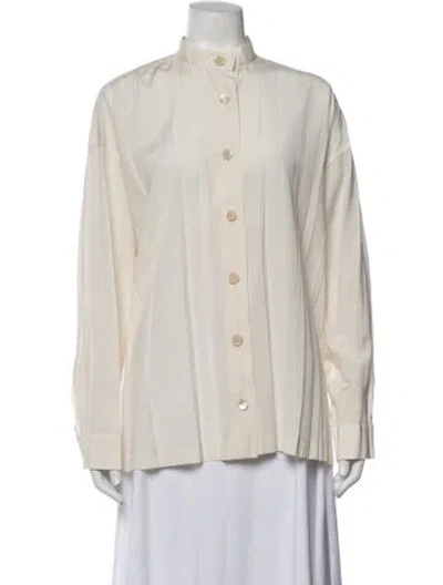 Pre-owned Attersee Long Sleeve Top In White