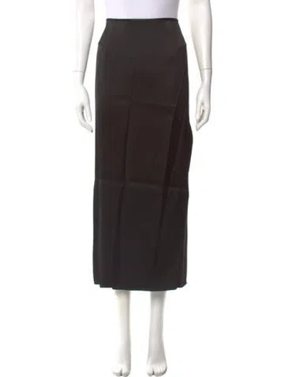 Pre-owned Attersee Midi Length Skirt In Black