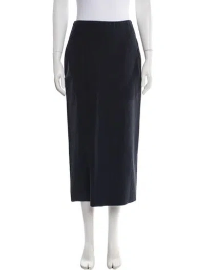 Pre-owned Attersee Midi Length Skirt In Blue