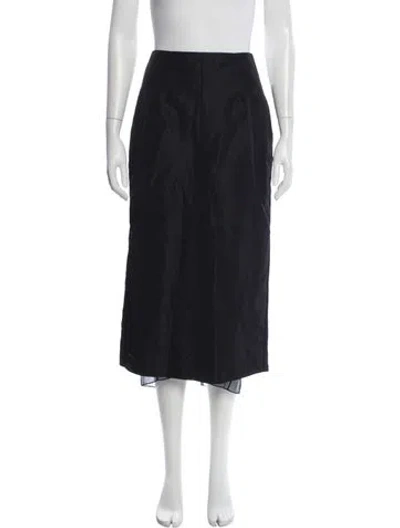 Pre-owned Attersee Midi Length Skirt In Blue