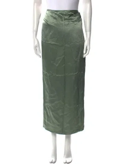 Pre-owned Attersee Midi Length Skirt In Green