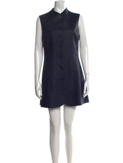 Pre-owned Attersee Mini Dress In Black