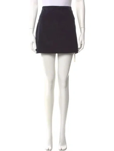 Pre-owned Attersee Mini Skirt W/ Tags In Blue