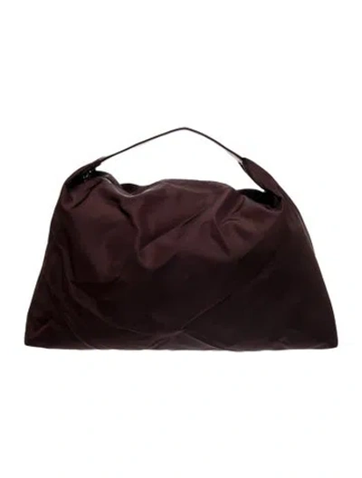 Pre-owned Attersee Nylon Shoulder Bag In Burgundy
