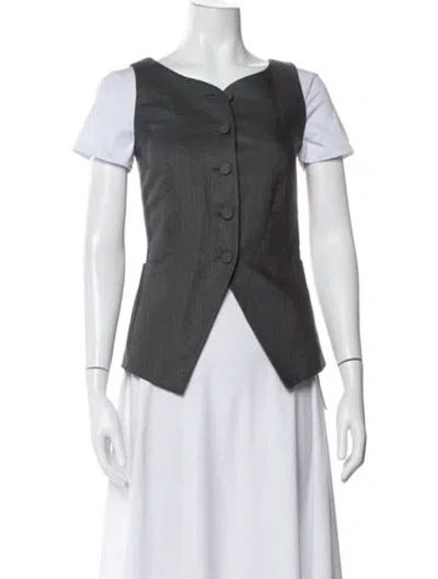 Pre-owned Attersee Nylon Vest In Gray