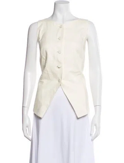 Pre-owned Attersee Sleeveless Top In Neutral