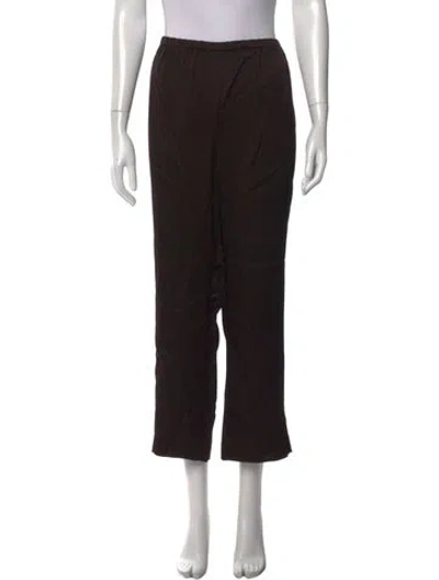 Pre-owned Attersee Straight Leg Pants In Black