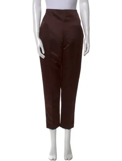 Pre-owned Attersee Straight Leg Pants In Brown