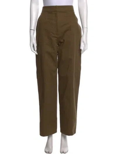Pre-owned Attersee Straight Leg Pants In Green