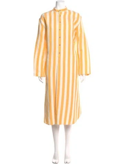 Pre-owned Attersee Striped Long Dress W/ Tags In Multi