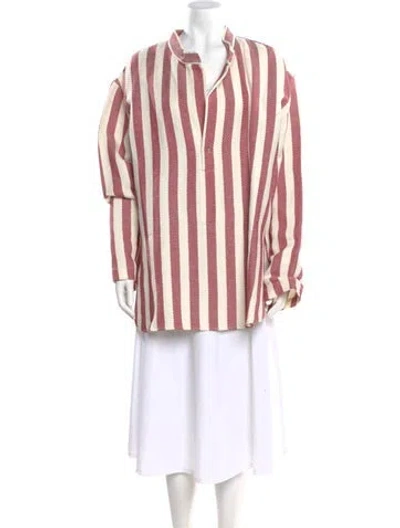 Pre-owned Attersee Striped Long Sleeve Top W/ Tags